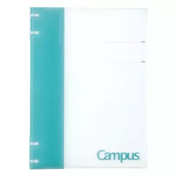 KOKUYO Loose Leaf Binder B5 Campus Binder that can be used like a notebook 26 holes Light Blue Lu-NP704LB