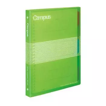 KOKUYO Loose Leaf Binder Campus B5 26 Holes Up to 100 Sheets Green Slide Lu-P334NYG