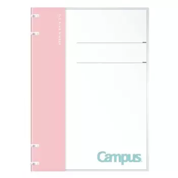 KOKUYO Loose Leaf Binder Campus Binder that can be used like a notebook Limited Newtro B5 4 Holes Flamingo Pink 99K Lu-NP704-L2