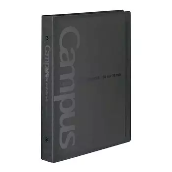 KOKUYO Loose Leaf Binder Campus Metal Ring Wide B5 26 Holes Up to 150 Sheets Black Ru-633D