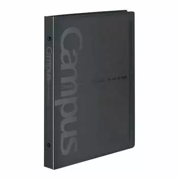 KOKUYO Loose Leaf Binder Campus Metal Ring B5 26 Holes Up to 100 Pieces Black Ru-333D