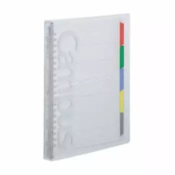 KOKUYO Loose Leaf Binder Campus Slim A5 20 Holes Up to 65 Sheets Transparent Ru-P133NT