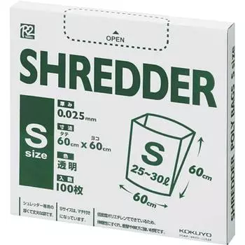 KOKUYO Мешки для мусора для измельчителя 100 шт. размер S R2KPS-PF60