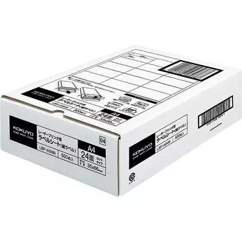 KOKUYO монохромная лазерная этикетка 24 стороны 500 шт. LBP-A94N