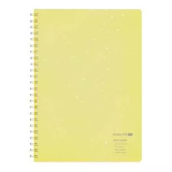 KOKUYO Мягкий блокнот на кольцах ME 50 листов 5 мм сетка A5 Moon Lime KME-SR931S5Y