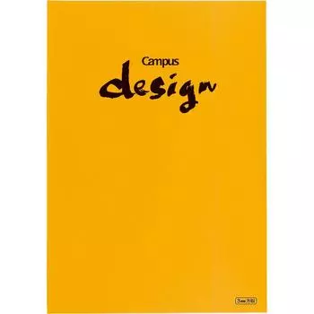 KOKUYO Note Campus Design Note 3 мм квадратный A4 желтый Yosa-10Y жёлтый