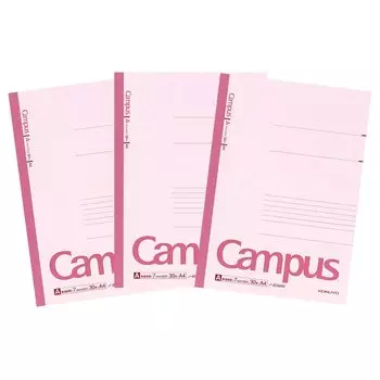 KOKUYO Note Campus Note A4 Pack A-line 3-Book No-203ANX3