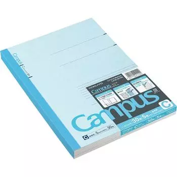 KOKUYO Note Campus Note B5 30 sheets pack C-lined 5-book No-3CX5 синий
