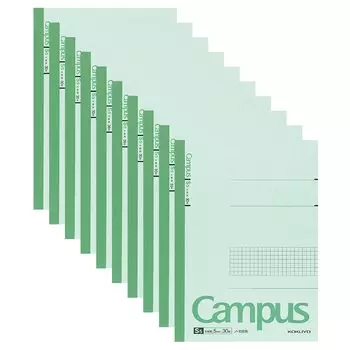 KOKUYO Note Campus Note B5 5mm grid ruled 30 sheets 10 books set No-13S5NX10