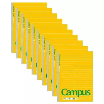 Kokuyo Note Campus Note B5 Wide Dot Finish Ul 10 Volume Set