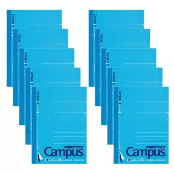KOKUYO Note Campus Note Cut-off Type B7 B-линованные 48 листов 10 книг Набор No-M236BNX10