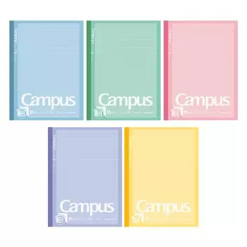 KOKUYO Note Campus Note для печати Paste B5 Nobi Dotted A Line 5 цветов Упаковка No-3HATX5