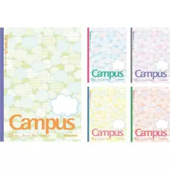 KOKUYO Note Campus Note Dotted Ruled Limited Edition Speech Motif 5 Book Pack B Ruled No-3CBTN-L15X5