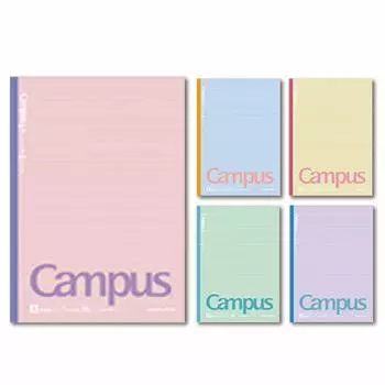 KOKUYO Note Campus Note Limited B5 Dotted B Ruled Cotton Color 5 Book Pack No-3CBTN-L31X5