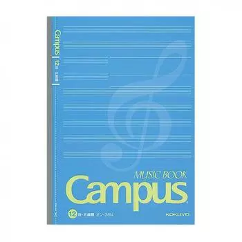 Kokuyo Note Campus Note Music Hall Wireless Twist Semi B5 5 PresentatiOn 12 Скорость 30 Листов На 38n