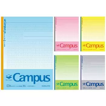 KOKUYO Note Campus Note Smart Campus Limited Пунктирная научная линия B в линейку 5 книг No-GSF3CBK-L1X5
