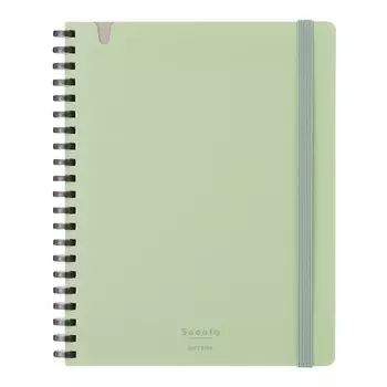 KOKUYO Note Мягкое кольцо Note Sooofa B6 Деформированная сетка 4 мм Зеленый Su-SV748S4-G