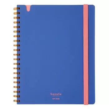 KOKUYO Note Мягкое кольцо Note Sooofa B6 Деформированная сетка 4 мм Темно-синий -SV748S4-L1DB