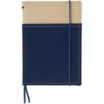 KOKUYO Note Note Cover Systemic A6 Navy B Lined 48 Sheets No-659B-4 тёмно-синий