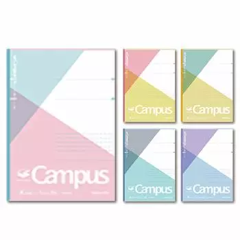 KOKUYO Note Smart Campus Limited B5 Dotted Clear Pastel Pack A-lined 5-Book No-GS3CAT-L5X5