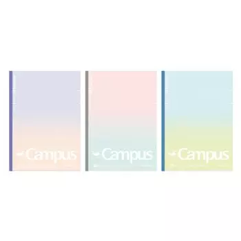 KOKUYO Note Smart Canvas B5 Dot B Ruled Limited Souffle Tone 3 Color Pack No-GS3CWBT-L2X3