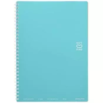 KOKUYO Note Soft Ring Note Dotted Ruler B5 Light Blue -SV301BT-LB Размер корпуса: Ш183XГ5XВ252 мм/Пунктирная горизонтальная линия (36 строк)/170г