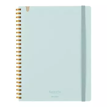 KOKUYO Note Soft Ring Note Sooofa A5 Deformed 4mm Grid Blue Su-SV738S4-LB