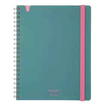 KOKUYO Note Soft Ring Note Sooofa B6 Deformed 4mm Grid Green S-SV748S4-L1G