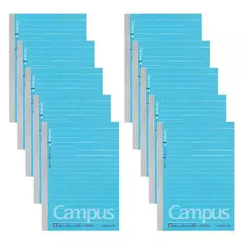 KOKUYO Notebook Campus Note Dotted Ruled A6 B Ruled 48 Sheets 10 Books Set No-221BTNX10