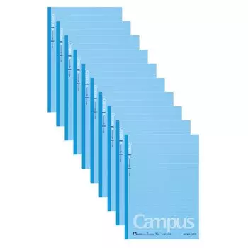KOKUYO Notebook Campus Note Dotted Ruled B5 Blue 30 Sheets 10 Books Set A-lined No-3CAT-BX10 синий