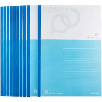 KOKUYO Notebook Positive Semi-B5 B-lined 30 sheets 10 books P3-31BX10