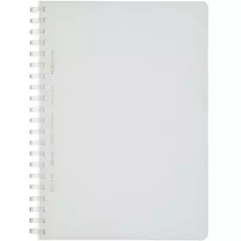 KOKUYO Notebook Soft Ring Clear Graph Dot Ruled B6 80 Sheets Transparent Su-SV548WT-T