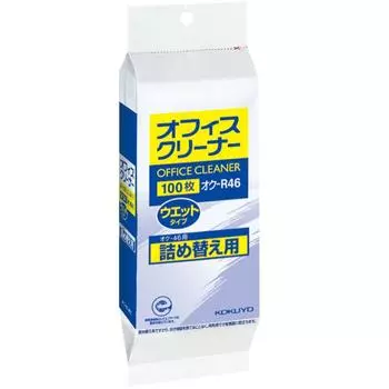 KOKUYO Office Cleaner Wet Type Refill for 100 pieces Oku-46 Oku-R46