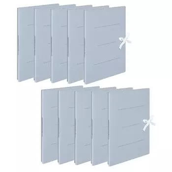 KOKUYO Папка-регистратор Gabatto Папка-регистратор Strong A4 Вертикальная с переплетом 1-100 мм 2 отверстия Вместимость 1000 листов Синий комплект из 10 книг Fu-SH90BX10