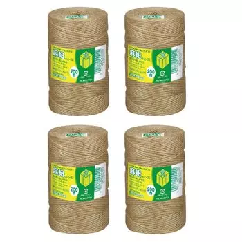 KOKUYO пеньковая нить Kinari цветная 2 мм 200 м рулон набор из 4 шт. Hohi-32X4
