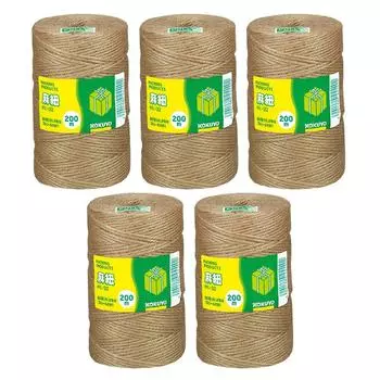 KOKUYO Пеньковая веревка 200м 5 рулонов S&T