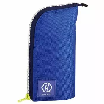 KOKUYO Пенал Карандашница Neocrits Heil Blue F-VBF220-2 Королевский Синий x Зеленый
