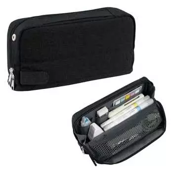 KOKUYO Pencil Case, Pencil Case, Large Capacity, Wide Open, Easy to Take Out, Organized, Kabako F-VBF261D