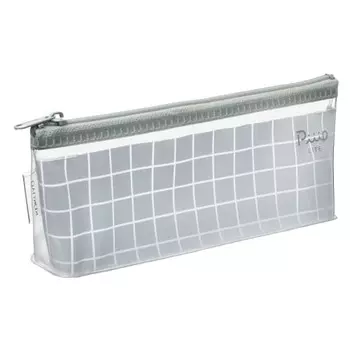 KOKUYO Pencil Case Pencil Case Tool Pen Case Peep Light Slim Type Foggy Gray F-VBF246-2