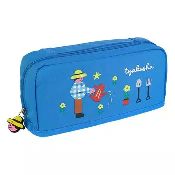 KOKUYO Pencil Case TYAKASHA Blue [KOKUYO] JWSG-PC3M133-6