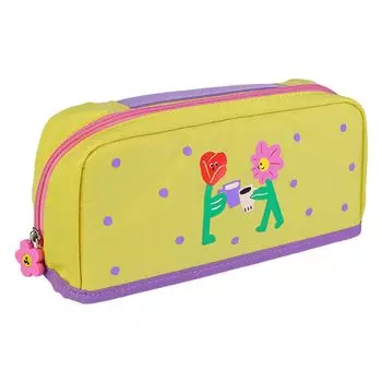 KOKUYO Pencil Case TYAKASHA Yellow [KOKUYO] JWSG-PC3M133-8 жёлтый