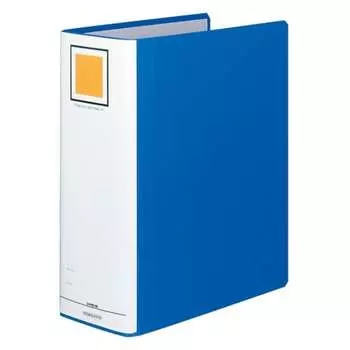 KOKUYO Pipe File Eco Twin R Double Opening A4 2 Holes 1000 Sheets Blue Fu-RT6100B