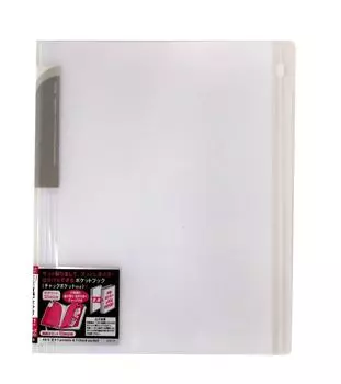 KOKUYO Pocket Book Novita 1 pocket with cover and zipper 4 pockets inside A4 Transparent La-N205T