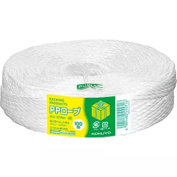 KOKUYO PP string 100m 3 strands cheese wrapped white Hohi-51W