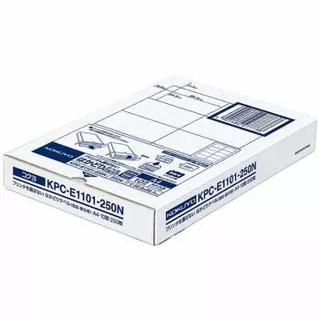 Kokuyo Printer compatible label stickers 10 pages 250 sheets KPC-E1101-250