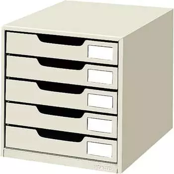 KOKUYO ящик для писем стальной А4 вертикальный одинарный ящик 5 ярусов LC-5M светло-серый