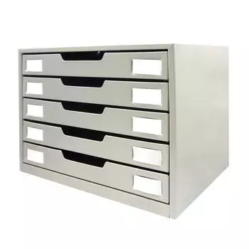 KOKUYO ящик для писем стальной А4 горизонтальный 5 ярусов LC-Y5M светло-серый