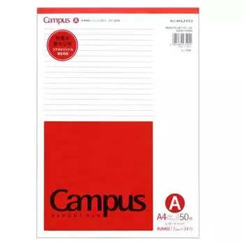 KOKUYO Re-110AN Report paper A4 A-lined thin 50 sheets