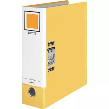 KOKUYO Rebatch File Japan Standard A4 2-hole 680-sheet capacity Yellow Fu-AL200Y [Bulk purchase set of 3]