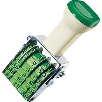 KOKUYO Rotating European Mincho Size for Checks Stamp, Stamp, Date, Font, 5, IS-KD5